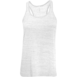 textil Dame Toppe / T-shirts uden ærmer Bella + Canvas BE8800 White Marble