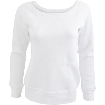 textil Dame Sweatshirts Bella + Canvas BE7501 Solid White Triblend