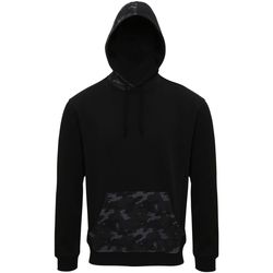 textil Herre Sweatshirts Asquith & Fox AQ047 Black/Grey Camo