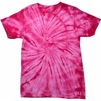 textil T-shirts m. korte ærmer Colortone Tonal Spider Pink