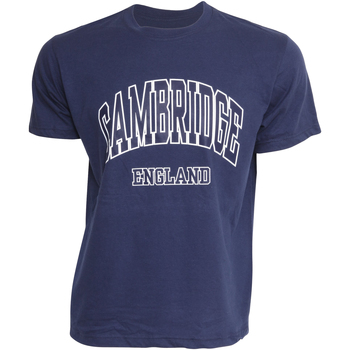 textil Herre T-shirts m. korte ærmer Cambridge University  Blå
