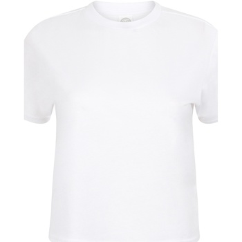 textil Dame T-shirts m. korte ærmer Skinni Fit Cropped Boxy Hvid