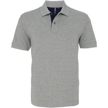 textil Herre Polo-t-shirts m. korte ærmer Asquith & Fox AQ012 Blå