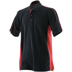 textil Herre Polo-t-shirts m. korte ærmer Finden & Hales LV322 Black/Red