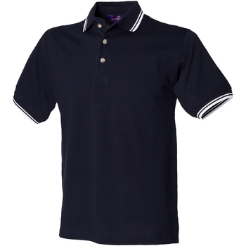 textil Herre Polo-t-shirts m. korte ærmer Henbury HB150 Hvid