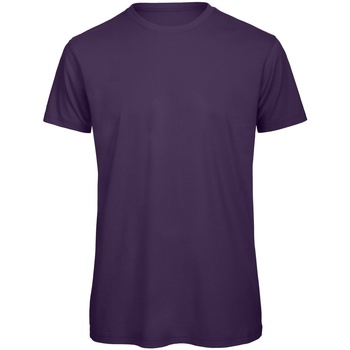 textil Herre Langærmede T-shirts B And C TM042 Violet