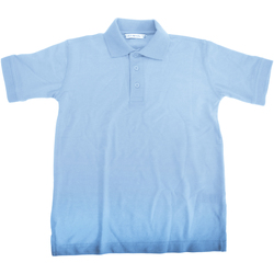 textil Dreng Polo-t-shirts m. korte ærmer Kustom Kit KK406 Light Blue