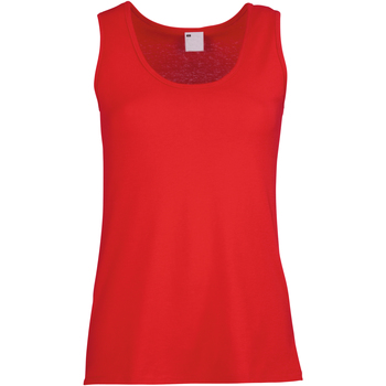 textil Dame Toppe / T-shirts uden ærmer Universal Textiles Fitted Classic Red