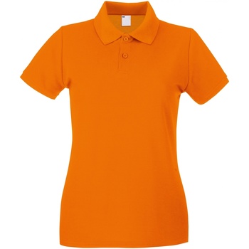 textil Dame Polo-t-shirts m. korte ærmer Universal Textiles 63030 Orange