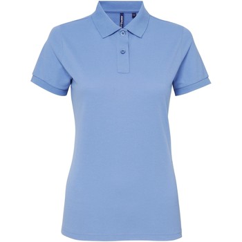 textil Dame Polo-t-shirts m. korte ærmer Asquith & Fox AQ025 Blå