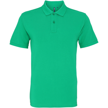 textil Herre Polo-t-shirts m. korte ærmer Asquith & Fox AQ010 Grøn