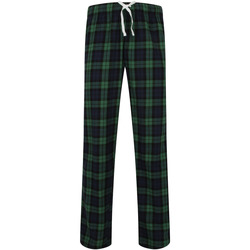 textil Herre Pyjamas / Natskjorte Skinni Fit SFM83 Navy/Green Check
