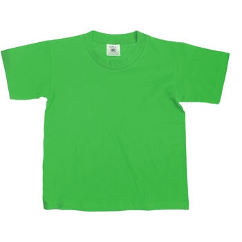 textil Børn T-shirts m. korte ærmer B And C TK300 Grøn