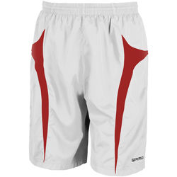 textil Herre Shorts Spiro S184X White/Red
