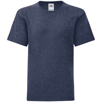 textil Børn T-shirts m. korte ærmer Fruit Of The Loom 61023 Blå