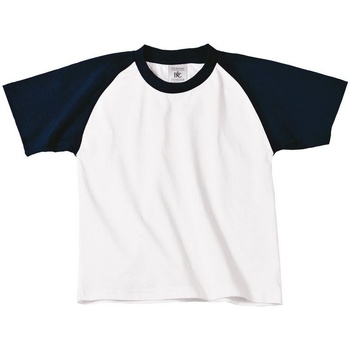 textil Dreng T-shirts m. korte ærmer B And C TK350 Hvid