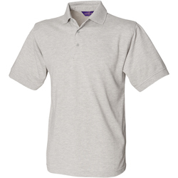 textil Herre Polo-t-shirts m. korte ærmer Henbury HB400 Heather Grey