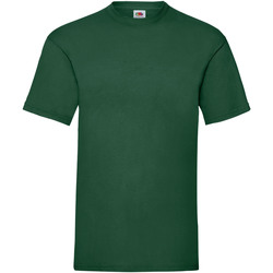 textil Herre T-shirts m. korte ærmer Fruit Of The Loom 61036 Bottle Green