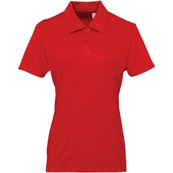 textil Dame Polo-t-shirts m. korte ærmer Tridri TR022 Rød