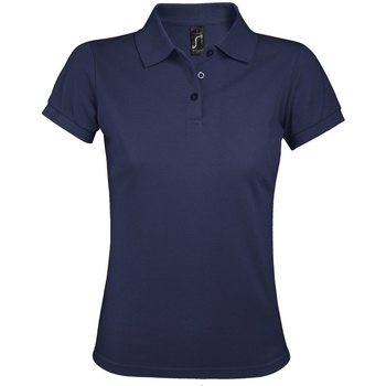 textil Dame Polo-t-shirts m. korte ærmer Sols 10573 Blå