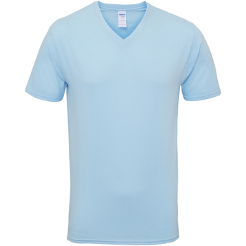 textil Herre T-shirts m. korte ærmer Gildan 41V00 Light Blue