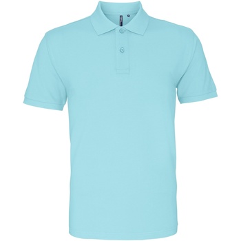 textil Herre Polo-t-shirts m. korte ærmer Asquith & Fox AQ010 Blå