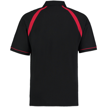 textil Herre Polo-t-shirts m. korte ærmer Kustom Kit KK615 Black/Bright Red