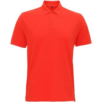 textil Herre Polo-t-shirts m. korte ærmer Asquith & Fox AQ017 Rød