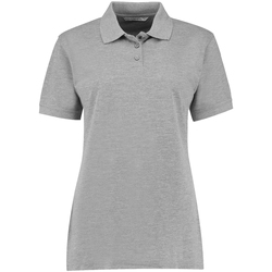 textil Dame Polo-t-shirts m. korte ærmer Kustom Kit Klassic Heather Grey
