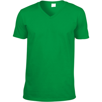 textil Herre T-shirts m. korte ærmer Gildan 64V00 Grøn