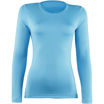 textil Dame Langærmede T-shirts Rhino RH003 Light Blue