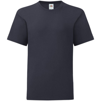 textil Børn T-shirts m. korte ærmer Fruit Of The Loom 61023 Blå