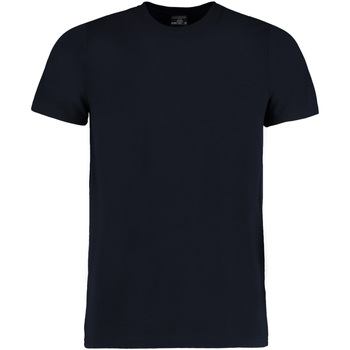 textil Herre Langærmede T-shirts Kustom Kit KK504 Blå