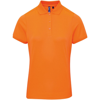 textil Dame Polo-t-shirts m. korte ærmer Premier PR616 Orange