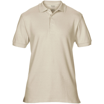 textil Herre Polo-t-shirts m. korte ærmer Gildan Premium Beige