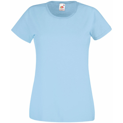 textil Dame T-shirts m. korte ærmer Universal Textiles 61372 Light Blue