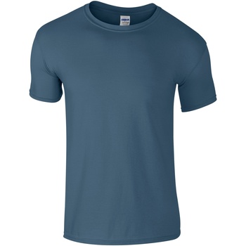 textil Herre T-shirts m. korte ærmer Gildan Soft-Style Indigo Blue