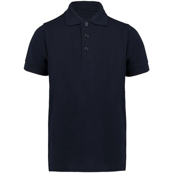 textil Dreng Polo-t-shirts m. korte ærmer Kustom Kit KK406 Blå