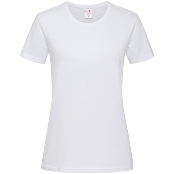 textil Dame T-shirts m. korte ærmer Stedman Comfort Hvid
