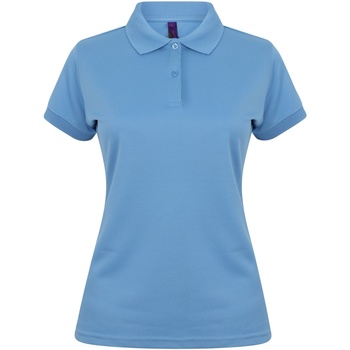 textil Dame Polo-t-shirts m. korte ærmer Henbury Coolplus Mid Blue