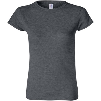 textil Dame T-shirts m. korte ærmer Gildan Soft Dark Heather