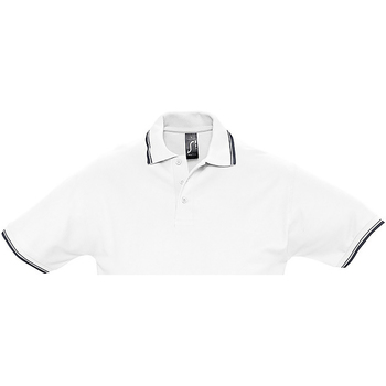 textil Herre Polo-t-shirts m. korte ærmer Sols 11365 Hvid