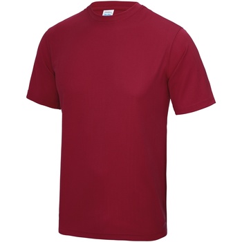 textil Herre Langærmede T-shirts Awdis JC001 Rød