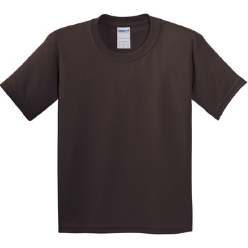 textil Børn T-shirts m. korte ærmer Gildan 5000B Dark Chocolate