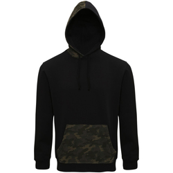 textil Herre Sweatshirts Asquith & Fox AQ047 Black/Green Camo
