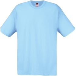 textil Herre T-shirts m. korte ærmer Fruit Of The Loom 61082 Sky Blue