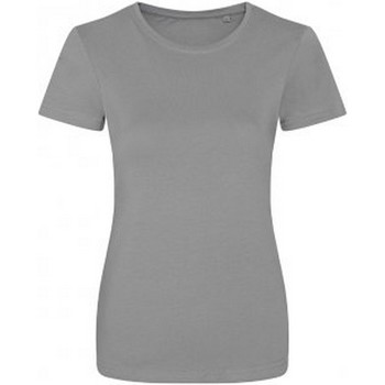 textil Dame T-shirts m. korte ærmer Ecologie EA01F Grå