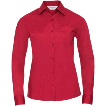 textil Dame Skjorter / Skjortebluser Russell 934F Rød
