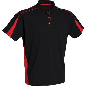 textil Dame Polo-t-shirts m. korte ærmer Finden & Hales LV391 Black/Red