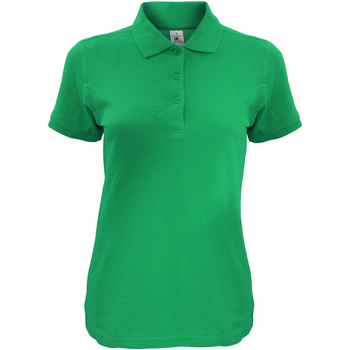 textil Dame Polo-t-shirts m. korte ærmer B And C Safran Grøn